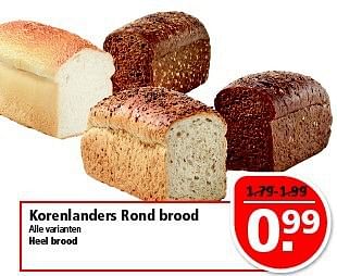 Aanbiedingen Korenlanders rond brood - Korenlanders - Geldig van 10/08/2014 tot 16/08/2014 bij Plus