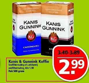 Aanbiedingen Kanis + gunnink koffie - Kanis Gunnink - Geldig van 10/08/2014 tot 16/08/2014 bij Plus