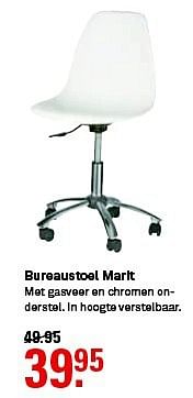 Aanbiedingen Bureaustoel marit - Huismerk Karwei - Geldig van 10/08/2014 tot 16/08/2014 bij Karwei