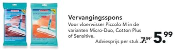 Aanbiedingen Vervangingsspons - Leifheit - Geldig van 11/08/2014 tot 20/08/2014 bij Blokker