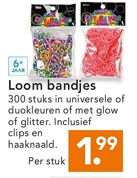 Aanbiedingen Loom bandjes - Huismerk - Blokker - Geldig van 11/08/2014 tot 20/08/2014 bij Blokker