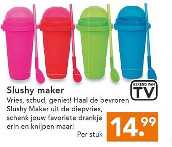 Aanbiedingen Slushy maker - Huismerk - Blokker - Geldig van 11/08/2014 tot 20/08/2014 bij Blokker