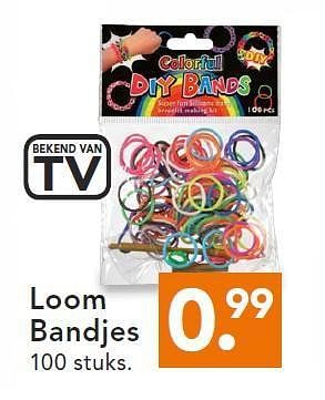 Aanbiedingen Loom bandjes - Huismerk - Blokker - Geldig van 11/08/2014 tot 20/08/2014 bij Blokker