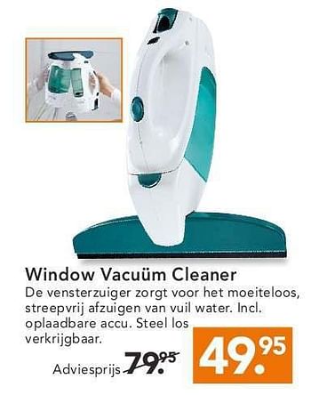 Aanbiedingen Window vacuüm cleaner - Leifheit - Geldig van 11/08/2014 tot 20/08/2014 bij Blokker