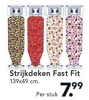 Aanbiedingen Strijkdeken fast fit - Huismerk - Blokker - Geldig van 11/08/2014 tot 20/08/2014 bij Blokker