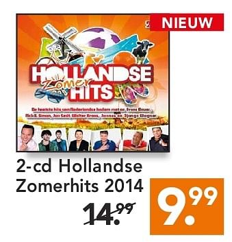 Aanbiedingen 2-cd hollandse zomerhits 2014 - Huismerk - Blokker - Geldig van 11/08/2014 tot 20/08/2014 bij Blokker