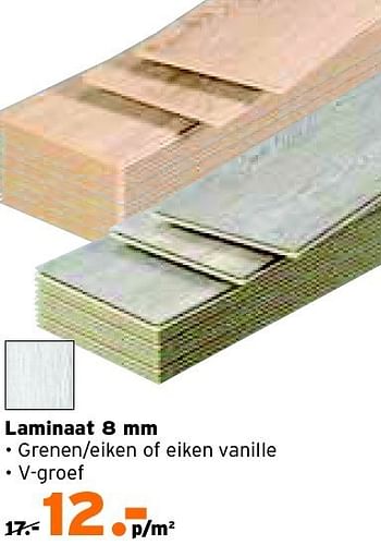 Aanbiedingen Laminaat 8 mm - Huismerk - Kwantum - Geldig van 11/08/2014 tot 24/08/2014 bij Kwantum