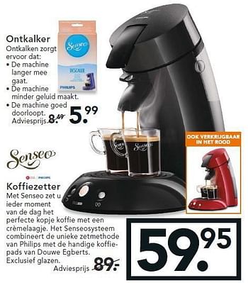 Aanbiedingen Philips koffiezetter - Philips - Geldig van 11/08/2014 tot 20/08/2014 bij Blokker