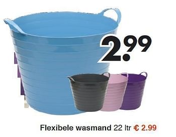 Aanbiedingen Flexibele wasmand - Huismerk - Wibra - Geldig van 11/08/2014 tot 23/08/2014 bij Wibra