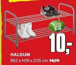 Aanbiedingen Haldum - Huismerk - Jysk - Geldig van 11/08/2014 tot 24/08/2014 bij Jysk