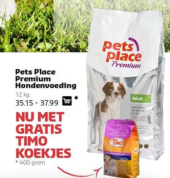 Aanbiedingen Pets place premium hondenvoeding - Petsplace - Geldig van 11/08/2014 tot 24/08/2014 bij Boerenbond