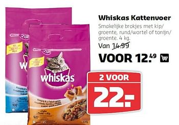 Aanbiedingen Whiskas kattenvoer - Whiskas - Geldig van 11/08/2014 tot 24/08/2014 bij Boerenbond