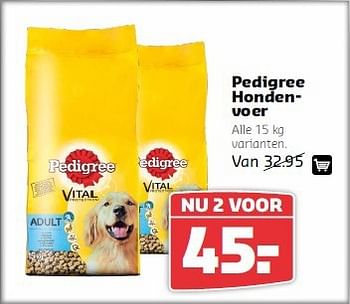 Aanbiedingen Pedigree hondenvoer - Pedigree - Geldig van 11/08/2014 tot 24/08/2014 bij Pets Place