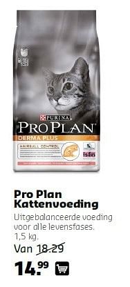 Aanbiedingen Pro plan kattenvoeding - Pro Plan - Geldig van 11/08/2014 tot 24/08/2014 bij Pets Place