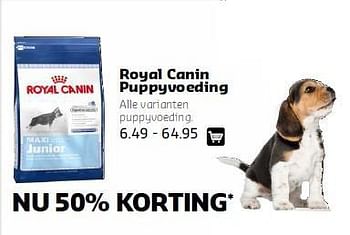 Aanbiedingen Royal canin puppyvoeding - Royal Canin - Geldig van 11/08/2014 tot 24/08/2014 bij Pets Place