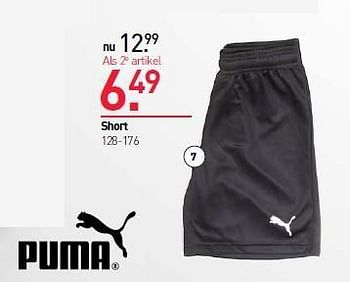 Aanbiedingen Short - Puma - Geldig van 11/08/2014 tot 31/08/2014 bij Scapino