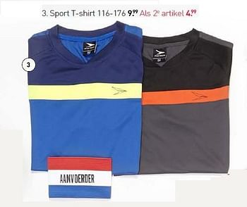 Aanbiedingen Sport t-shirt - Osaga - Geldig van 11/08/2014 tot 31/08/2014 bij Scapino