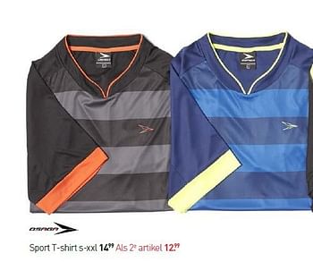 Aanbiedingen Sport t-shirt s-xxl - Osaga - Geldig van 11/08/2014 tot 31/08/2014 bij Scapino