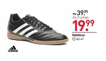 Aanbiedingen Goletto sr - Adidas - Geldig van 11/08/2014 tot 31/08/2014 bij Scapino