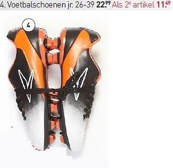 Aanbiedingen Voetbalschoenen jr - Osaga - Geldig van 11/08/2014 tot 31/08/2014 bij Scapino