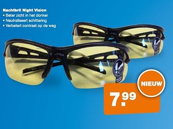 Aanbiedingen Nachtbril night vision - Huismerk - Halfords - Geldig van 11/08/2014 tot 07/09/2014 bij Halfords