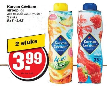 Aanbiedingen Karvan cévitam siroop - Karvan Cévitam - Geldig van 13/08/2014 tot 19/08/2014 bij Hoogvliet