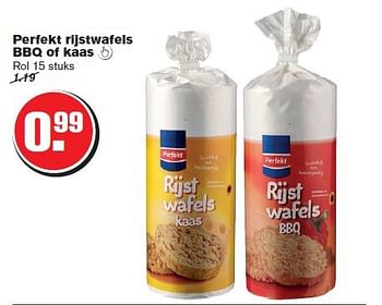 Aanbiedingen Perfekt rijstwafels bbq of kaas - Perfekt - Geldig van 13/08/2014 tot 19/08/2014 bij Hoogvliet