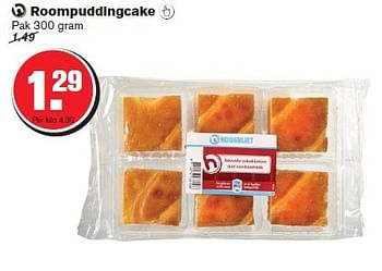 Aanbiedingen Roompuddingcake - Huismerk - Hoogvliet - Geldig van 13/08/2014 tot 19/08/2014 bij Hoogvliet