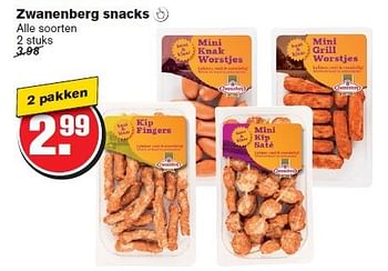 Aanbiedingen Zwanenberg snacks - Zwanenberg - Geldig van 13/08/2014 tot 19/08/2014 bij Hoogvliet