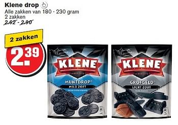 Aanbiedingen Klene drop - Klene - Geldig van 13/08/2014 tot 19/08/2014 bij Hoogvliet