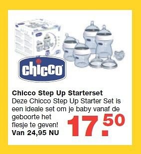 Aanbiedingen Chicco step up starterset - Chicco - Geldig van 13/08/2014 tot 10/09/2014 bij Baby & Tiener Megastore