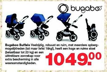 Aanbiedingen Bugaboo buffalo - Bugaboo - Geldig van 13/08/2014 tot 10/09/2014 bij Baby & Tiener Megastore