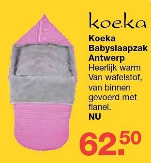Aanbiedingen Koeka babyslaapzak antwerp - Koeka - Geldig van 13/08/2014 tot 10/09/2014 bij Baby & Tiener Megastore