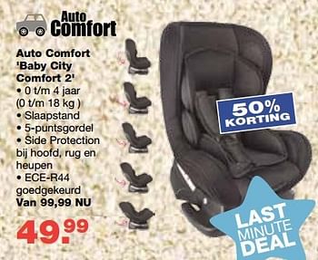 Aanbiedingen Auto comfort `baby city comfort 2` - Auto Comfort - Geldig van 13/08/2014 tot 10/09/2014 bij Baby & Tiener Megastore