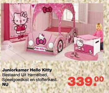 Aanbiedingen Juniorkamer hello kitty - Hello kitty - Geldig van 13/08/2014 tot 10/09/2014 bij Baby & Tiener Megastore