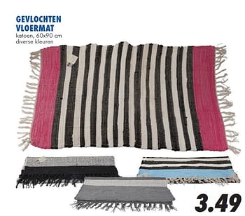 Aanbiedingen Gevlochten vloermat - Huismerk - Action - Geldig van 13/08/2014 tot 14/09/2014 bij Action