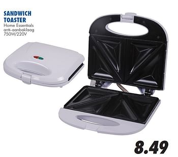Aanbiedingen Sandwich toaster - Huismerk - Action - Geldig van 13/08/2014 tot 14/09/2014 bij Action