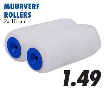Aanbiedingen Muurverf rollers - Huismerk - Action - Geldig van 13/08/2014 tot 14/09/2014 bij Action