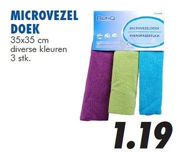 Aanbiedingen Microvezel doek - Huismerk - Action - Geldig van 13/08/2014 tot 14/09/2014 bij Action