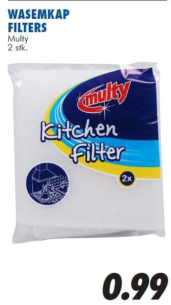 Aanbiedingen Wasemkap filters - Multy - Geldig van 13/08/2014 tot 14/09/2014 bij Action