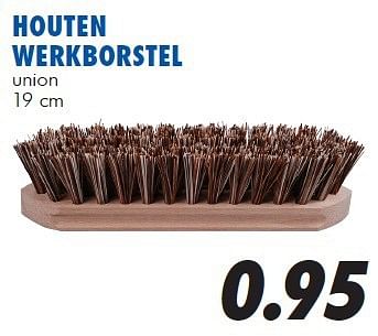 Aanbiedingen Houten werkborstel - Huismerk - Action - Geldig van 13/08/2014 tot 14/09/2014 bij Action