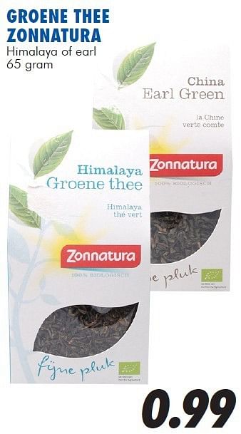 Aanbiedingen Groene thee zonnatura - Zonnatura - Geldig van 13/08/2014 tot 14/09/2014 bij Action