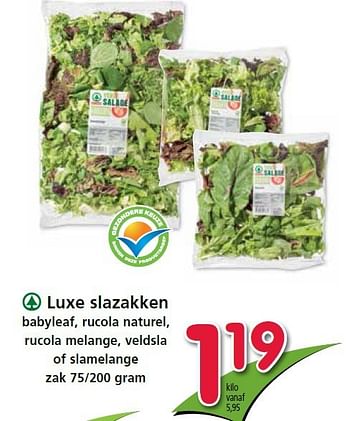 Aanbiedingen Luxe slazakken - Spar - Geldig van 14/08/2014 tot 20/08/2014 bij Attent