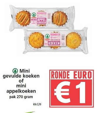 Aanbiedingen Mini gevulde koeken of mini appelkoeken - Spar - Geldig van 14/08/2014 tot 20/08/2014 bij Attent