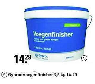 Aanbiedingen Gyproc voegenfinisher - Gyproc - Geldig van 16/08/2014 tot 23/08/2014 bij Karwei