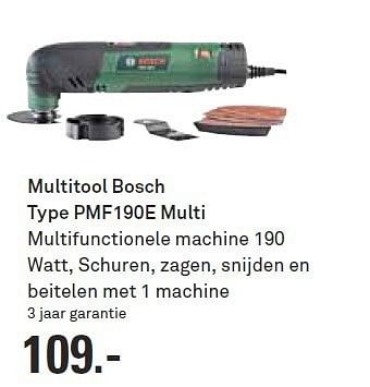 Aanbiedingen Multitool bosch pmf190e multi - Bosch - Geldig van 16/08/2014 tot 23/08/2014 bij Karwei