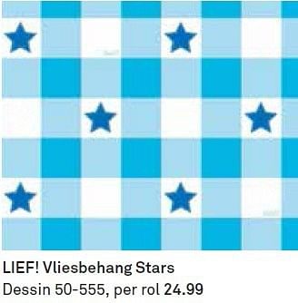 Aanbiedingen Lief! vliesbehang stars - Lief! - Geldig van 16/08/2014 tot 23/08/2014 bij Karwei