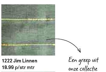 Aanbiedingen 1222 jim linnen - Huismerk Karwei - Geldig van 16/08/2014 tot 23/08/2014 bij Karwei