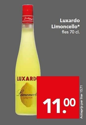 Aanbiedingen Luxardo limoncello - Luxardo - Geldig van 17/08/2014 tot 23/08/2014 bij Deen Supermarkten
