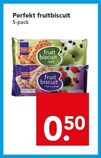 Aanbiedingen Perfekt fruitbiscuit - Perfekt - Geldig van 17/08/2014 tot 23/08/2014 bij Deen Supermarkten